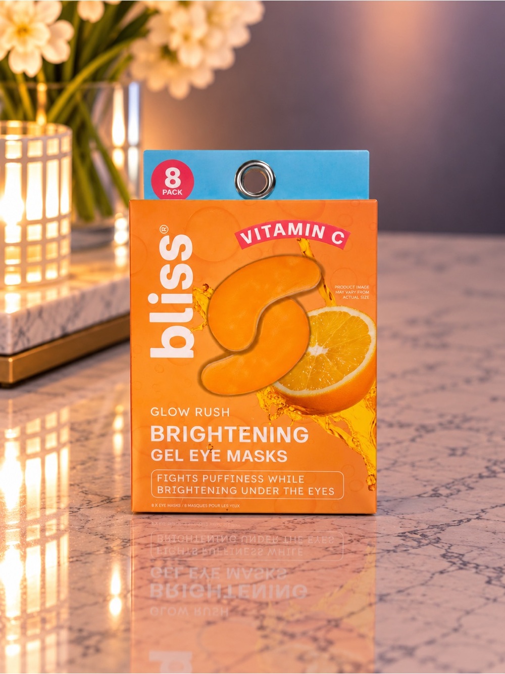 Bliss Glow Rush Brightening Gel Eye Masks – 8 Pack
